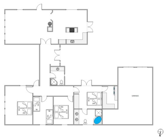 Ferienhaus 84124 in A M Listsvej 15, Kromose, Rømø - Bild #13