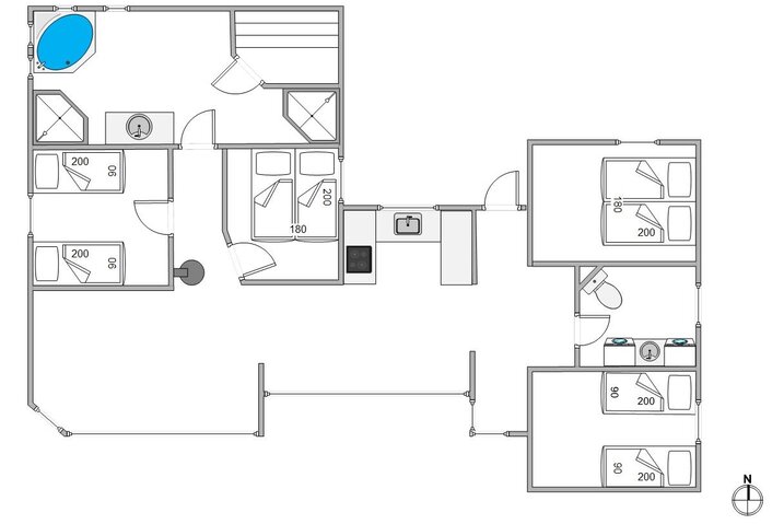 Sommerhus 84194 på J Tagholmsvej 29E, Kromose, Rømø - Billede #5