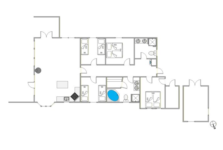 Ferienhaus 84238 in J Tagholmsvej 5, Kromose, Rømø - Bild #13