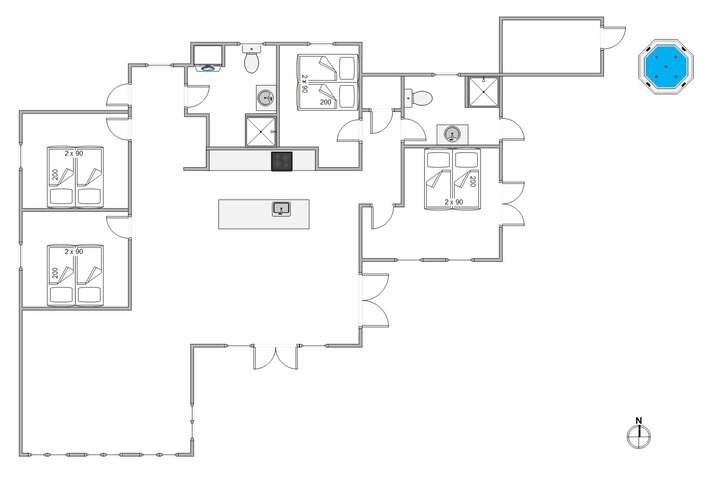Ferienhaus 84266 in Chresten Krommes Vej 7, Kromose, Rømø - Bild #13