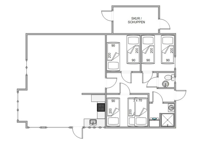 Ferienhaus 84313 in Kromosevej 30, Kromose - Bild #5