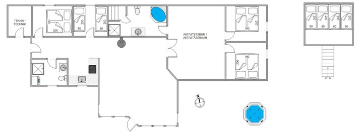 Ferienhaus 84347 in Bodser Pedersensvej 3, Kromose, Rømø - Bild #13