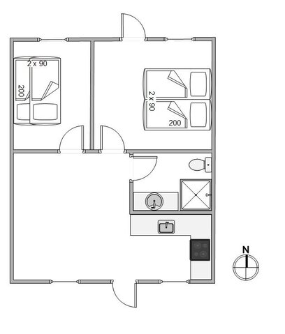 Ferienhaus 85102 in Sønderbyvej 7B, Vesterhede, Rømø - Bild #13