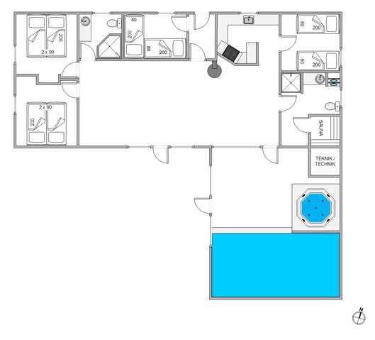 Ferienhaus 85135 in A Hveyselsvej 4, Vesterhede, Rømø - Bild #5