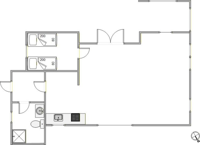 Sommerhus 86001 på Lyngvejen 65, Havneby, Rømø - Billede #13