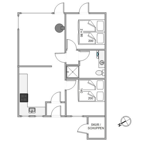 Sommerhus 86006 på Lyngvejen 71D, Havneby, Rømø - Billede #13