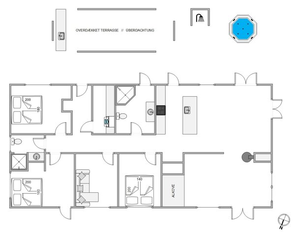 Sommerhus 86126 på Borrebjergvej 12, Havneby, Rømø - Billede #5