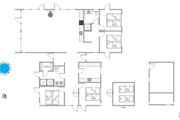 Sommerhus 86130 på Lyngvejen 89A, Havneby, Rømø - Billede #5