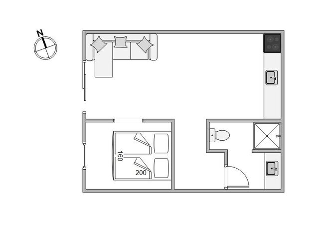 Ferienhaus 86131 in Vestergade 3E st., lejl./Whg.  61, Havneby, Rømø - Bild #13