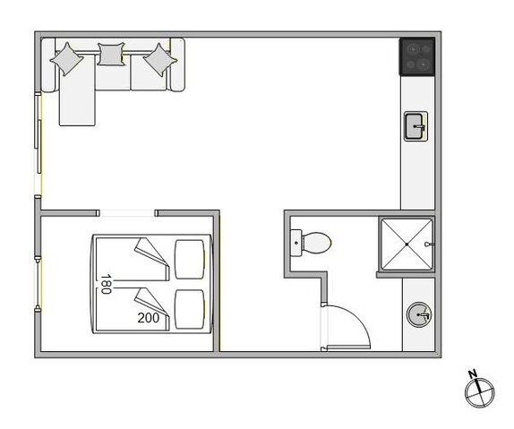 Ferienhaus 86131 in Vestergade 3E st., lejl./Whg.  61, Havneby, Rømø - Bild #13