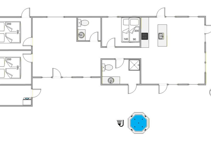 Sommerhus 86196 på Lyngvejen 66, Havneby, Rømø - Billede #5