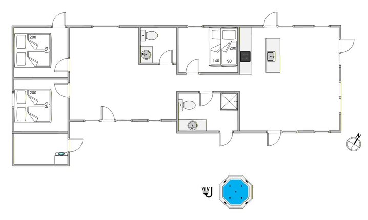 Ferienhaus 86196 in Lyngvejen 66, Havneby, Rømø - Bild #13