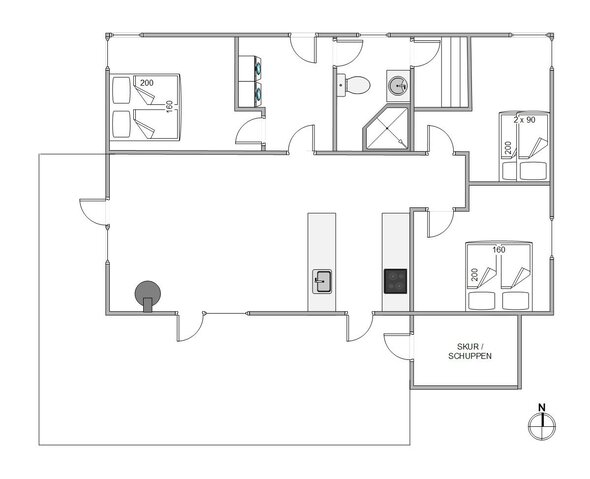 Ferienhaus 86226 in Sønderby Huk 8, Havneby, Rømø - Bild #13