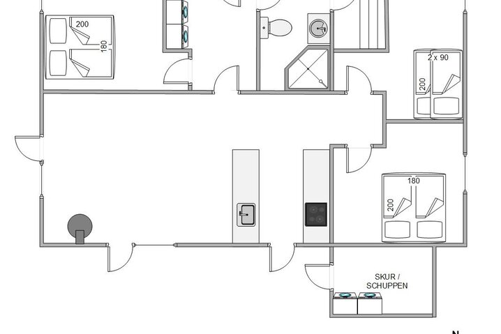 Ferienhaus 86226 in Sønderby Huk 8, Havneby, Rømø - Bild #5