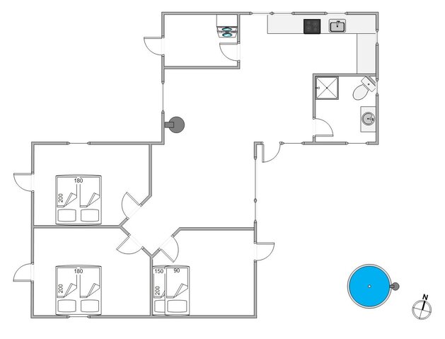 Ferienhaus 86243 in Lyngvejen 48, Havneby, Rømø - Bild #13