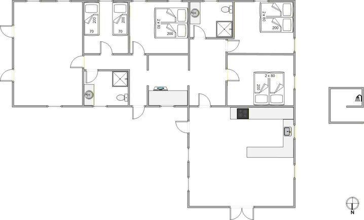 Ferienhaus 86292 in Borrebjergvej 5A, Kromose, Rømø - Bild #13