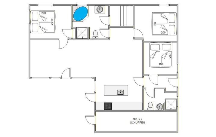 Holiday home 86311 at Vestergade 353, Havneby - Picture #13