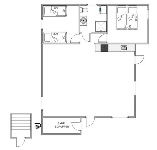 Ferienhaus 86314 in Lyngvejen 50, Havneby, Rømø - Bild #13