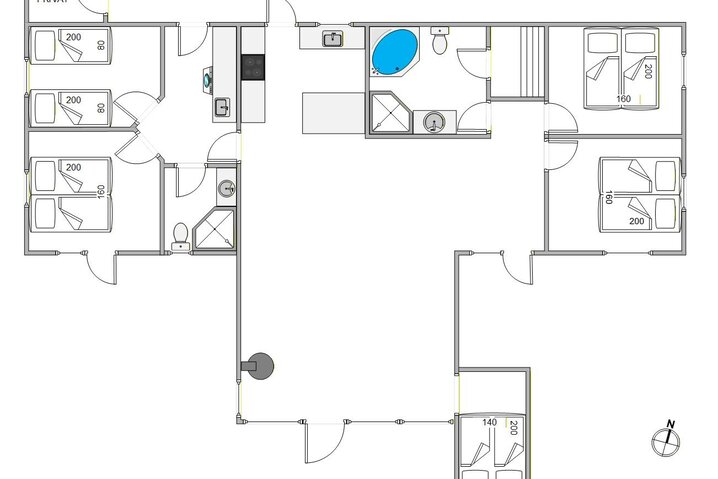 Sommerhus 87014 på Vestergårdsvænget 16, Sønderstrand, Rømø - Billede #5
