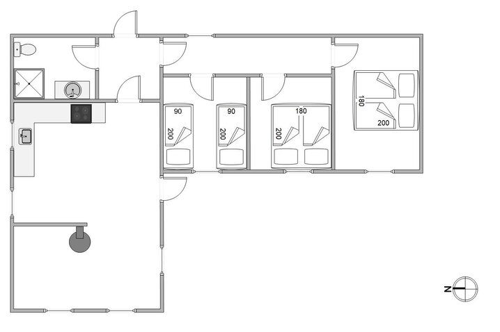 Ferienhaus 87028 in Præstekraven 11, Sønderstrand, Rømø - Bild #13