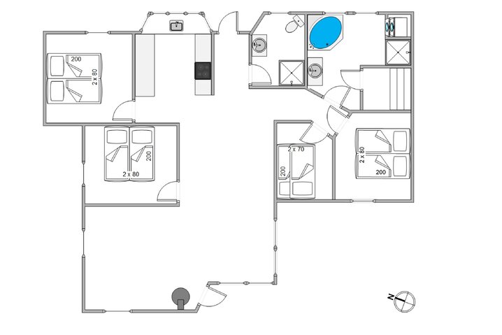 Ferienhaus 87032 in Kærhøgen 10, Sønderstrand, Rømø - Bild #13