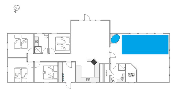 Ferienhaus 87065 in Vestergårdsvej 15, Sønderstrand, Rømø - Bild #13