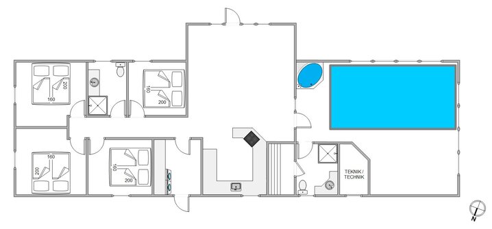Ferienhaus 87065 in Vestergårdsvej 15, Sønderstrand, Rømø - Bild #13