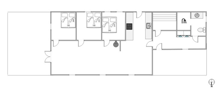 Ferienhaus 87197 in Langdalsvej 12, Sønderstrand, Rømø - Bild #13