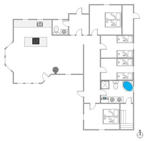 Ferienhaus 87263 in Umanaksvej 16, Kongsmark - Bild #13
