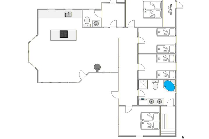 Ferienhaus 87263 in Umanaksvej 16, Kongsmark - Bild #5