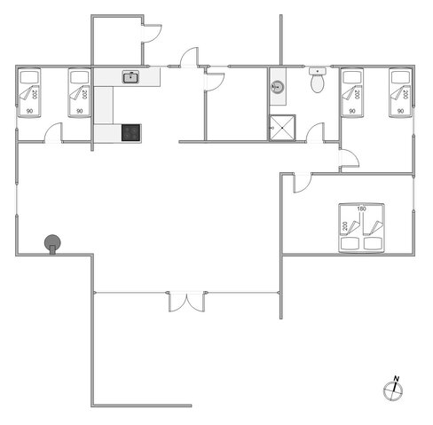 Ferienhaus 87272 in Rimmevej 7, Langdal, Rømø - Bild #13