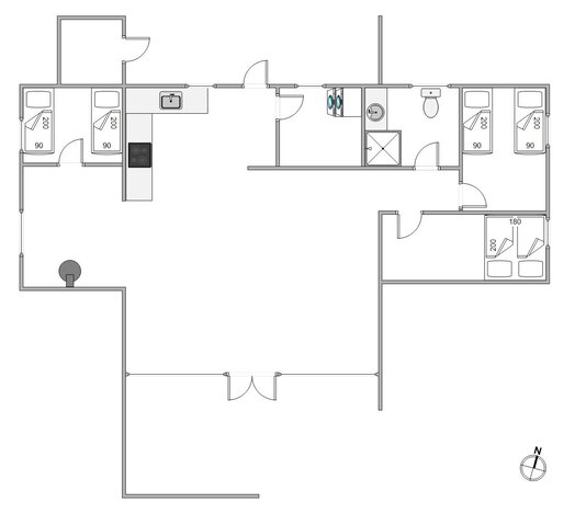 Sommerhus 87272 på Rimmevej 7, Langdal, Rømø - Billede #13