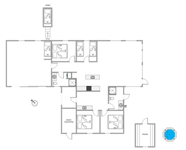 Ferienhaus 87342 in Vestergårdsvænget 14, Sønderstrand, Rømø - Bild #13