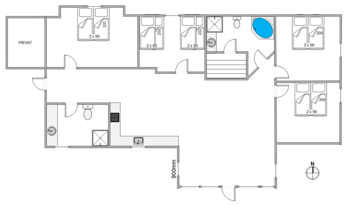 Ferienhaus 88010 in Vestskoven 85, Arrild - Bild #13