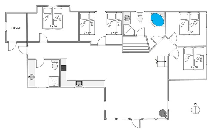 Ferienhaus 88010 in Vestskoven 85, Arrild - Bild #13