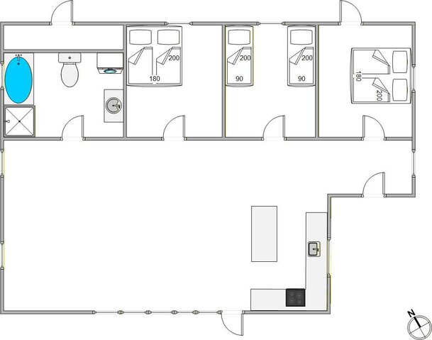 Ferienhaus 88269 in Søvang 28, Arrild - Bild #5