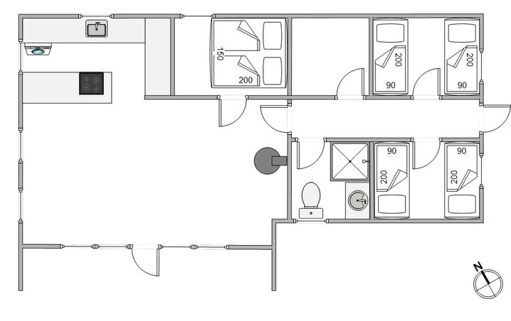 Holiday home 88271 at Midtparken 100, Arrild - Picture #13