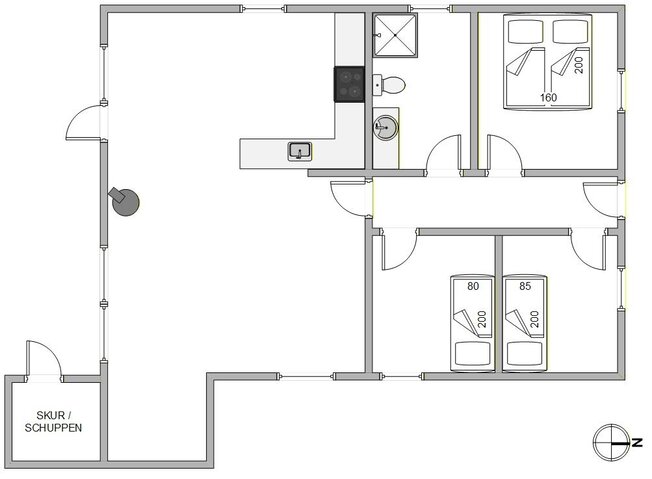 Ferienhaus A1005 in Arvidvej 268, Bjerregård - Bild #13