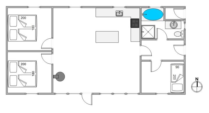 Sommerhus A1021 på Skovbrynet 18, Nymindegab - Billede #13