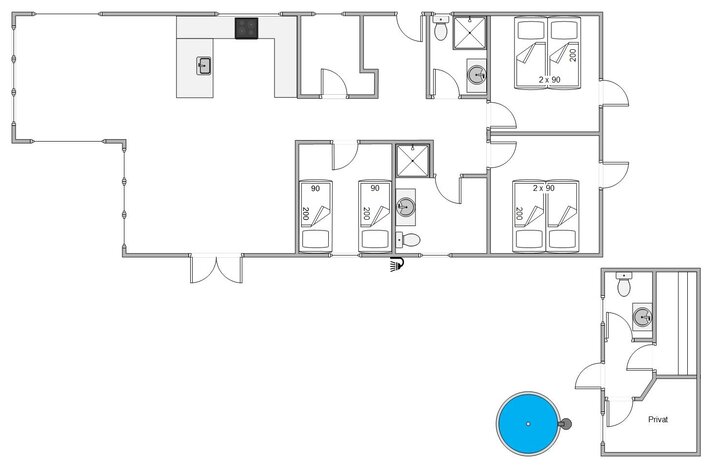 Sommerhus A1022 på Redningsvejen 7, Nymindegab - Billede #13