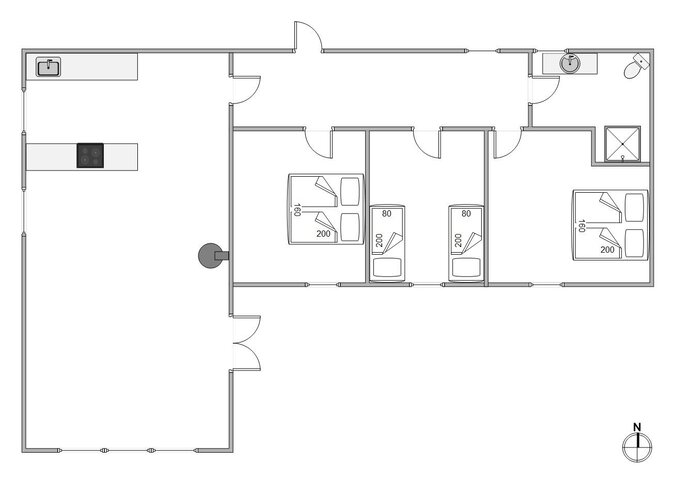 Sommerhus A1042 på Beautyvej 26, Bjerregård - Billede #13