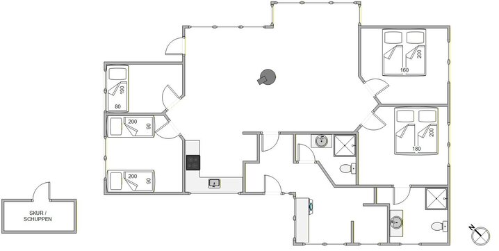 Ferienhaus A1061 in Egetoften 1, Nymindegab - Bild #13