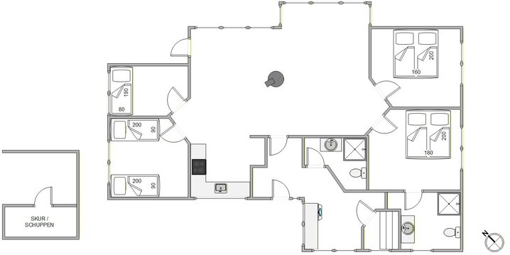 Sommerhus A1061 på Egetoften 1, Nymindegab - Billede #13