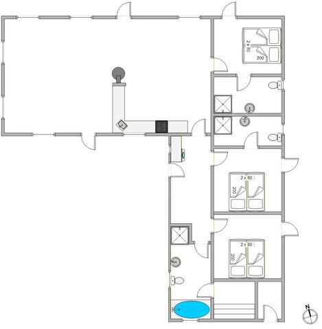 Ferienhaus A1066 in Arvidvej 54, Bjerregård - Bild #13