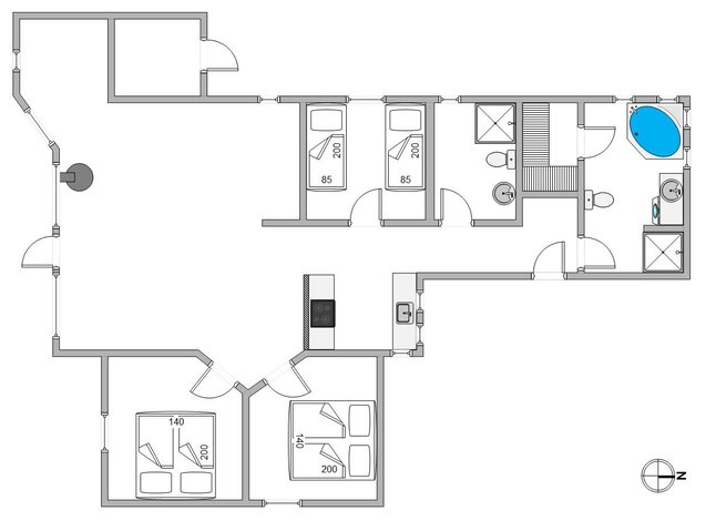 Ferienhaus A1132 in Sønder Klitvej 298, Bjerregård - Bild #13