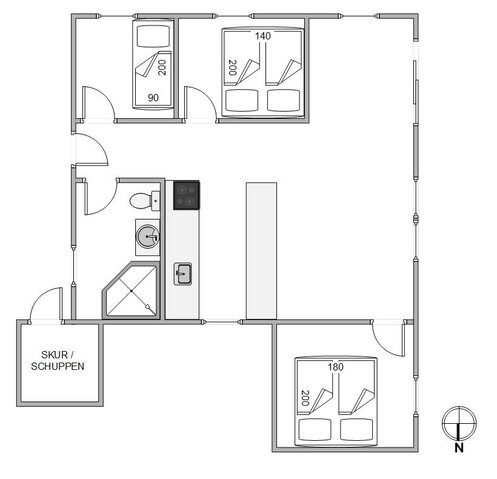 Sommerhus A1144 på Auroravej 18, Bjerregård - Billede #13