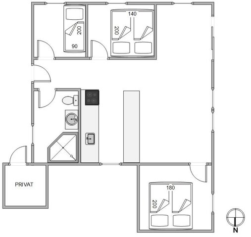 Ferienhaus A1144 in Auroravej 18, Bjerregård - Bild #13