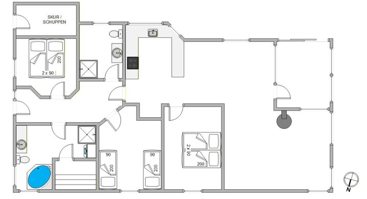 Holiday home A1166 at Rebekkavej 3, Bjerregård - Picture #13