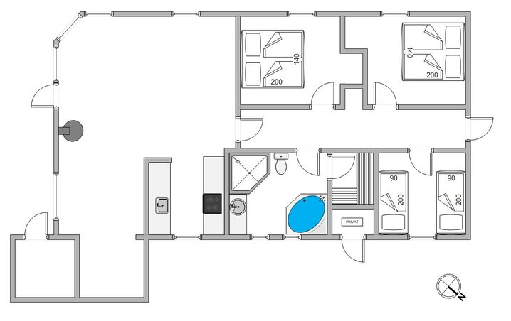 Sommerhus A1175 på Arvidvej 104, Bjerregård - Billede #13