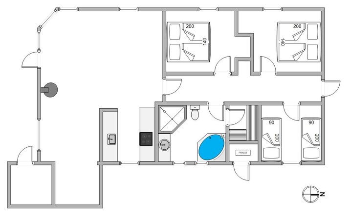 Sommerhus A1176 på Arvidvej 106, Bjerregård - Billede #13